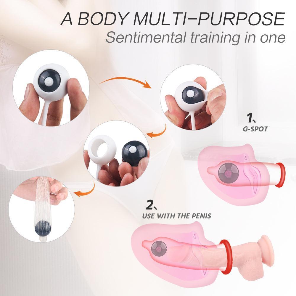 Freezer Ben Wa Ball - Remote Control Kegel Ball Set - Xoxomoving