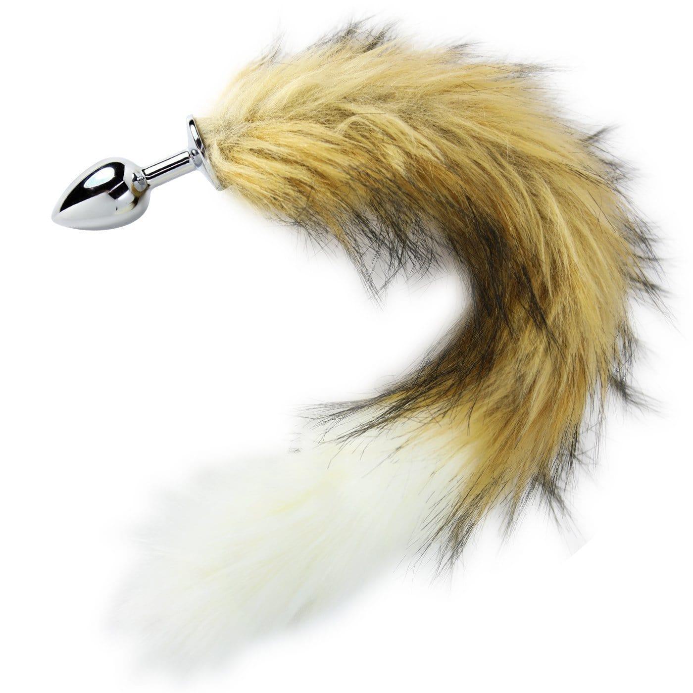 Frisky Faux Fur Tail Animal Butt Plug - Xoxomoving