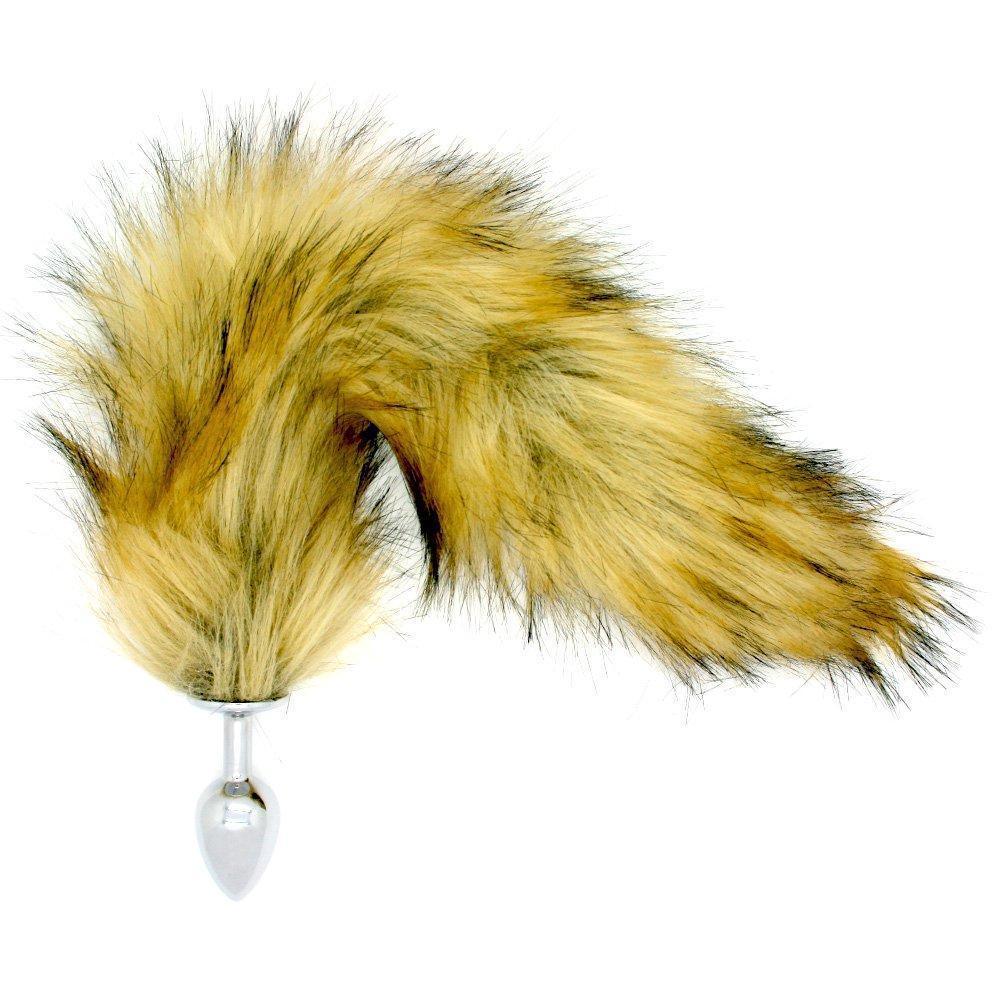 Frisky Faux Fur Tail Animal Butt Plug - Xoxomoving