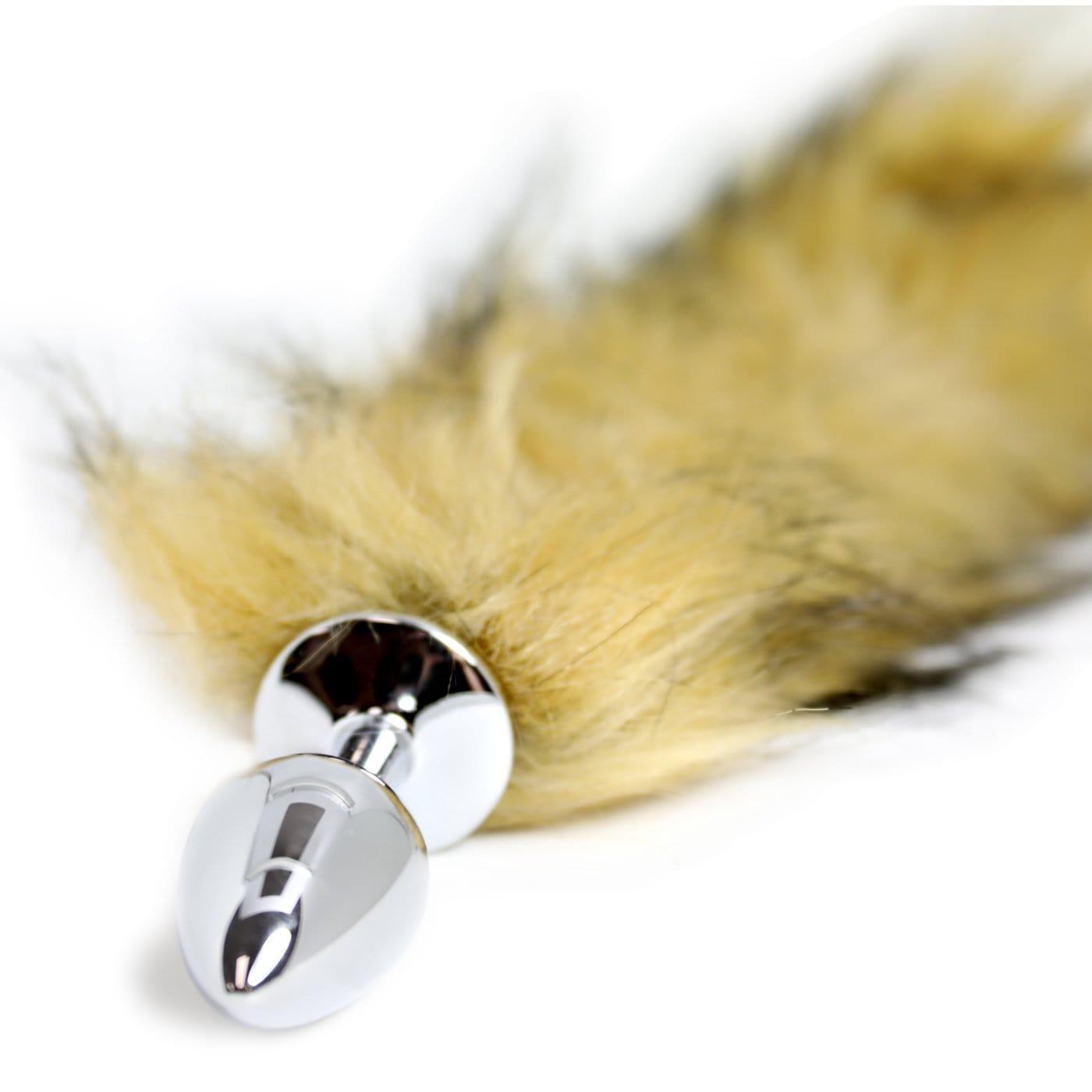 Frisky Faux Fur Tail Animal Butt Plug - Xoxomoving