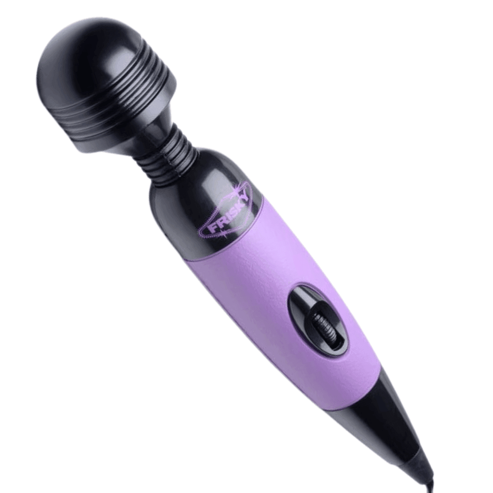 Frisky Playful Pleasure Plug In Wand Massager - Xoxomoving