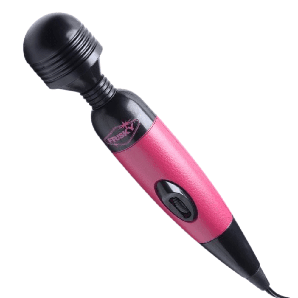 Frisky Playful Pleasure Plug In Wand Massager - Xoxomoving