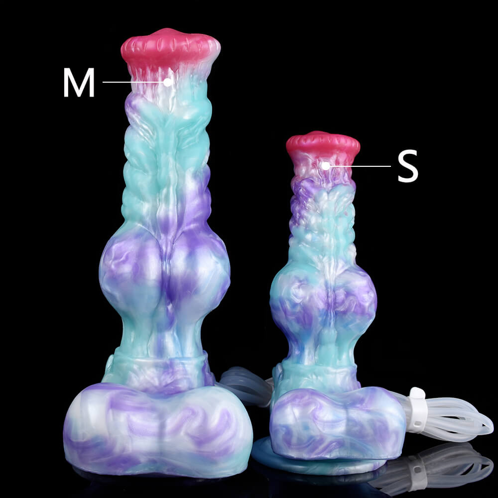 Frostfang 10 Inch Squirting Wolf Dildo with Knot Xoxomoving