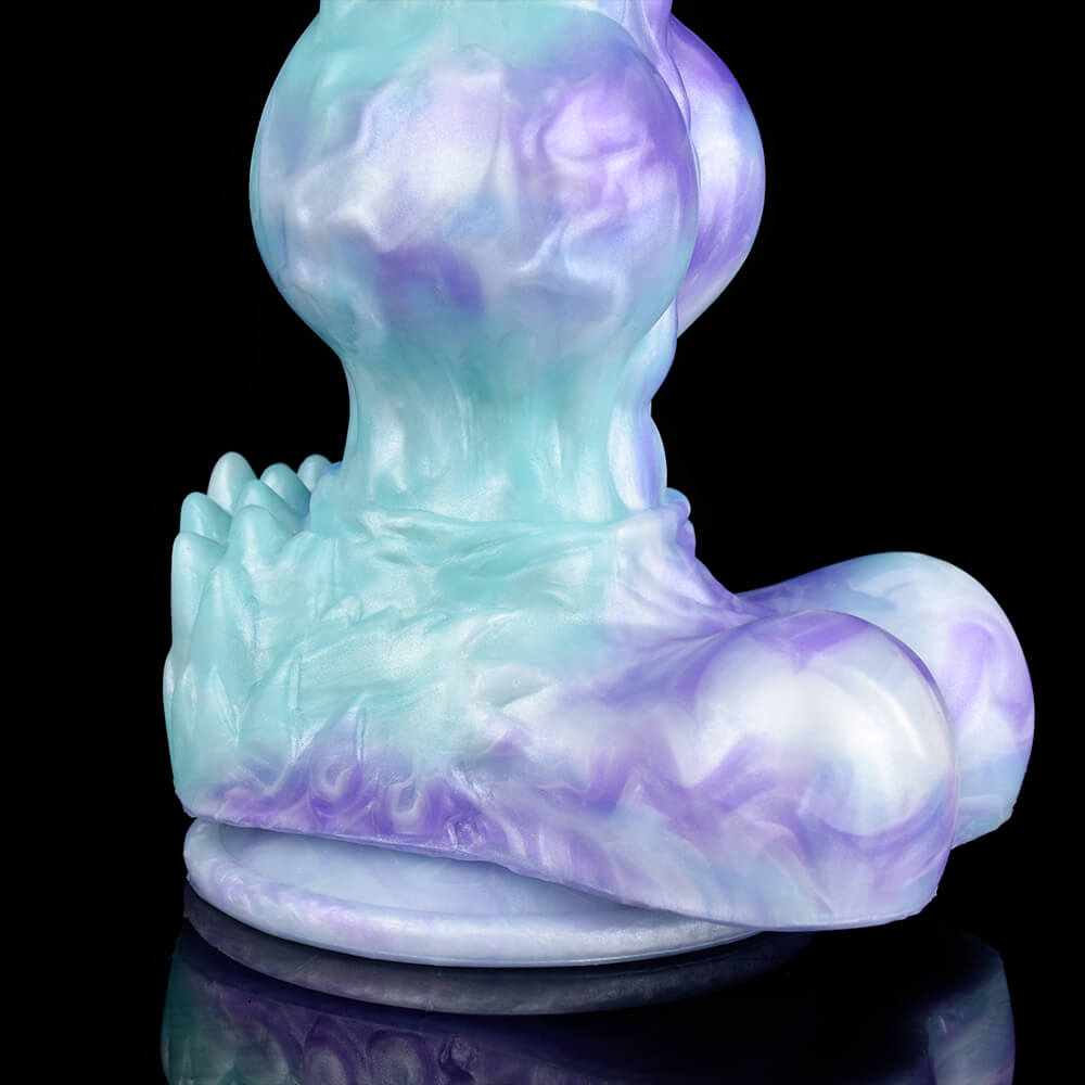 Frostfang 10 Inch Squirting Wolf Dildo with Knot Xoxomoving