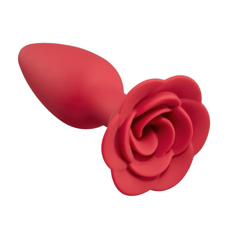 Full Bloom Rose Butt Plug: Safe Silicone Pleasure (8.3 inches) - Xoxomoving