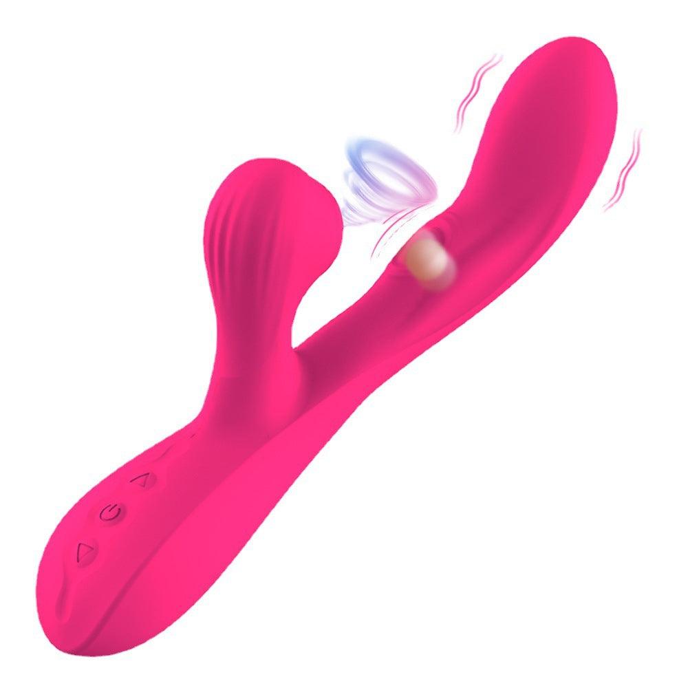 G-Lick - Curved G-Spot Vibrator & Rotating Tongue Clitoral Stimulator - Xoxomoving