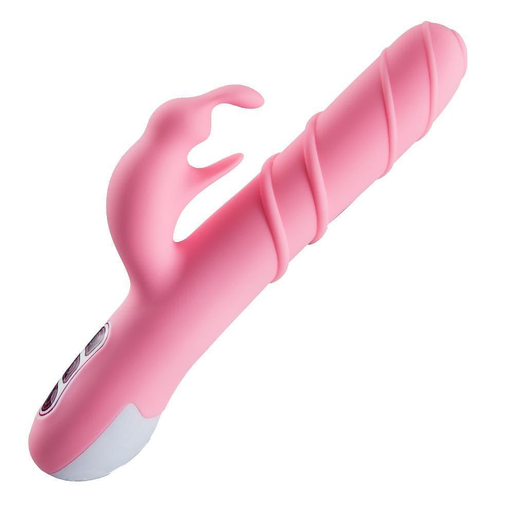 G-Spot & Clitoral Massager - 360° Rotation Rabbit Vibrator - Xoxomoving