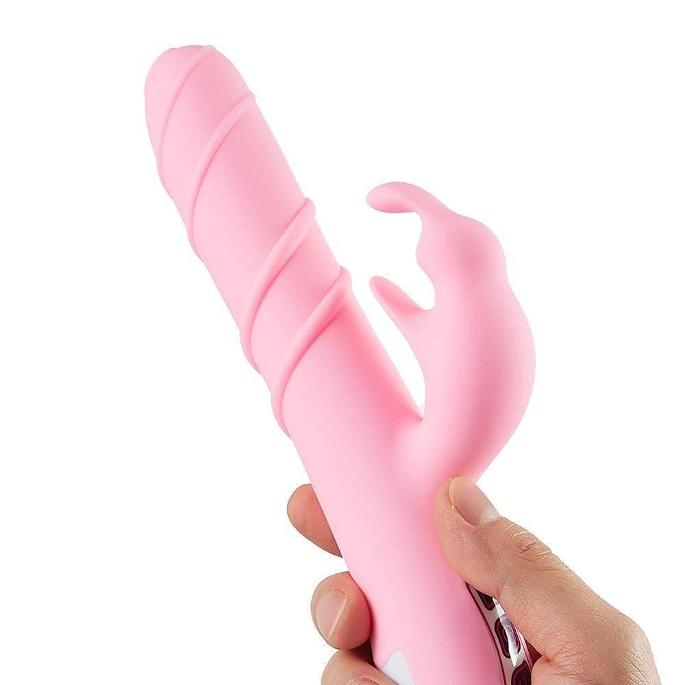 G-Spot & Clitoral Massager - 360° Rotation Rabbit Vibrator - Xoxomoving