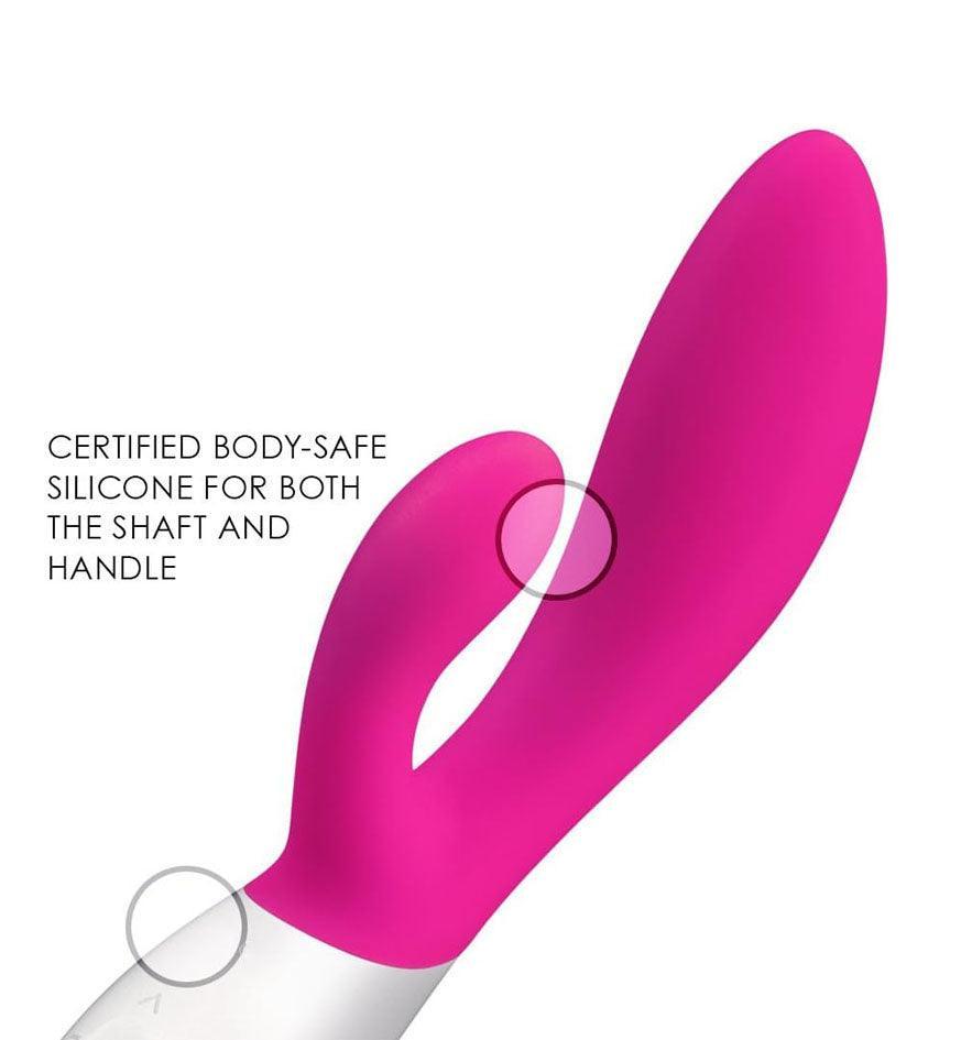 G-Spot & Clitoral Massager - Abbit Vibrator - Xoxomoving