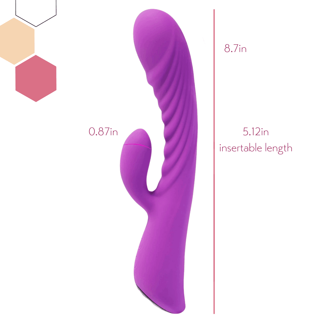 G-Spot Clit Stimulator Rabbit Vibrator - Unleash Dual Pleasure - Xoxomoving