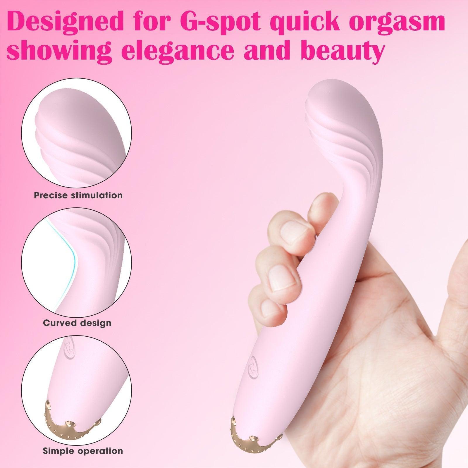 G Spot Rose Vibrator - Crown Clit Stimulator - Xoxomoving