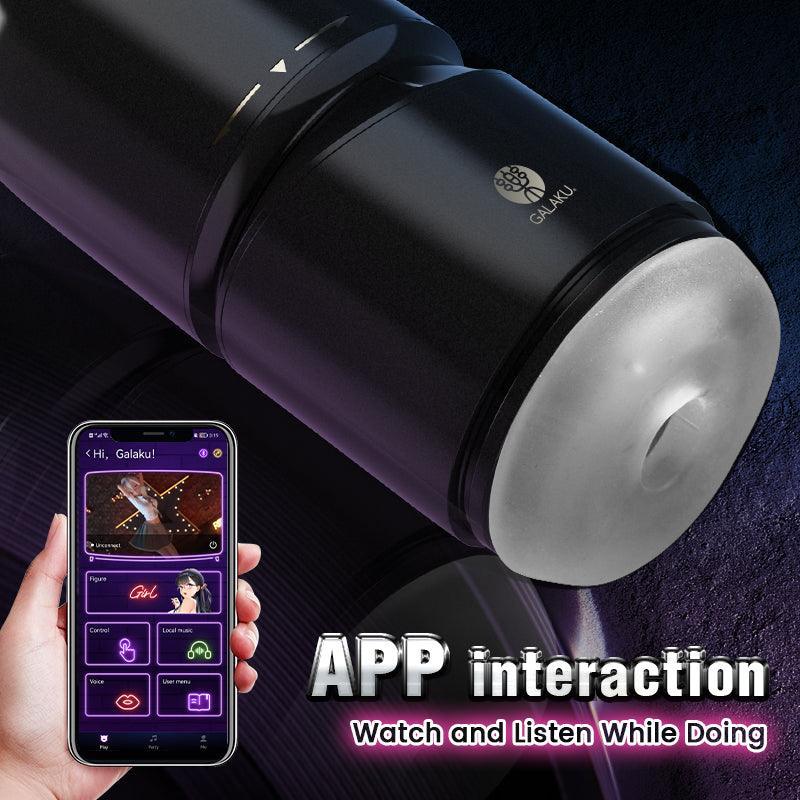 GALAKU - Vacuum Suction Vibration App-Controlled Male Masturbation - Xoxomoving