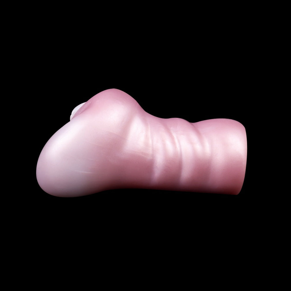 Realistic Flesh-Feel Silicone Pocket Pussy – Dual Channel Stimulation Male Masturbation Toy Xoxomoving
