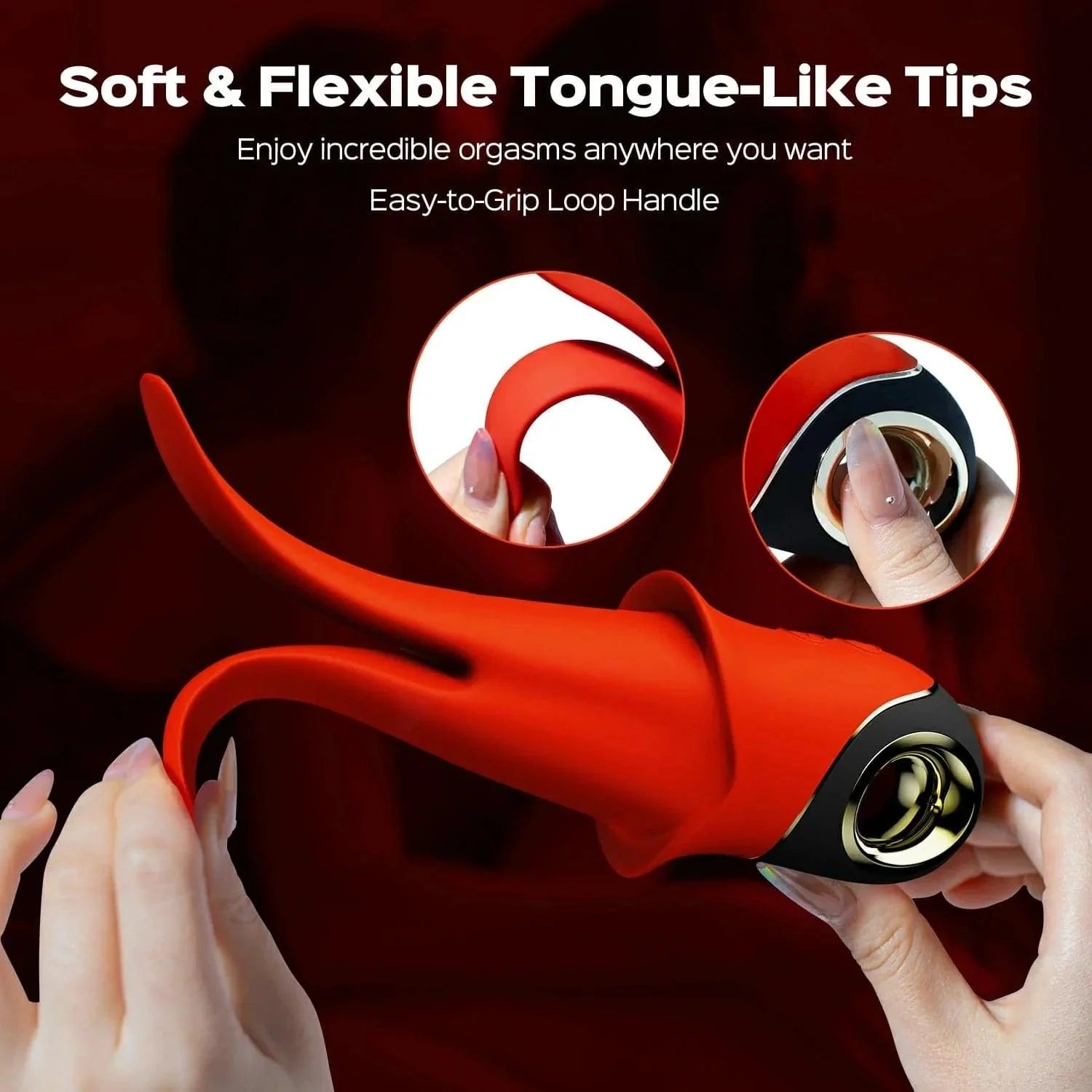 Gina - G-Spot & Clit Flickering Tongue Vibrator - Xoxomoving