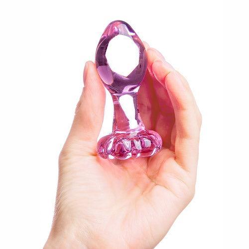 Glass Flower Butt Plug: Elegant Pleasure Blooms - Xoxomoving