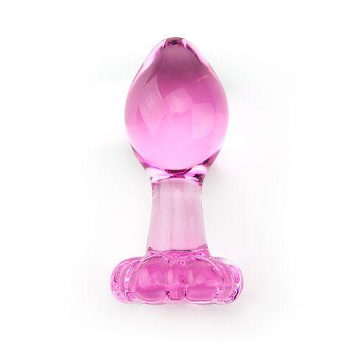 Glass Flower Butt Plug: Elegant Pleasure Blooms - Xoxomoving