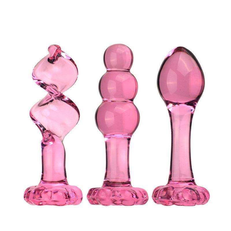 Glass Flower Butt Plug: Elegant Pleasure Blooms - Xoxomoving