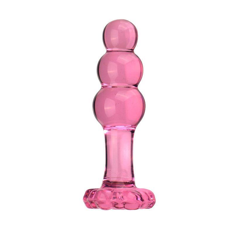 Glass Flower Butt Plug: Elegant Pleasure Blooms - Xoxomoving