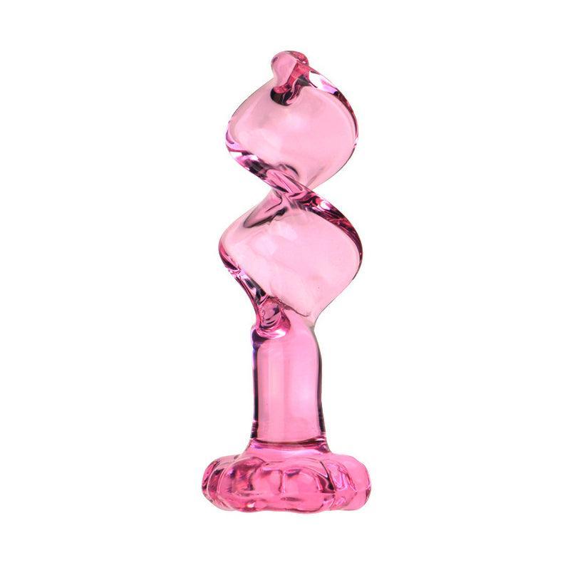 Glass Flower Butt Plug: Elegant Pleasure Blooms - Xoxomoving