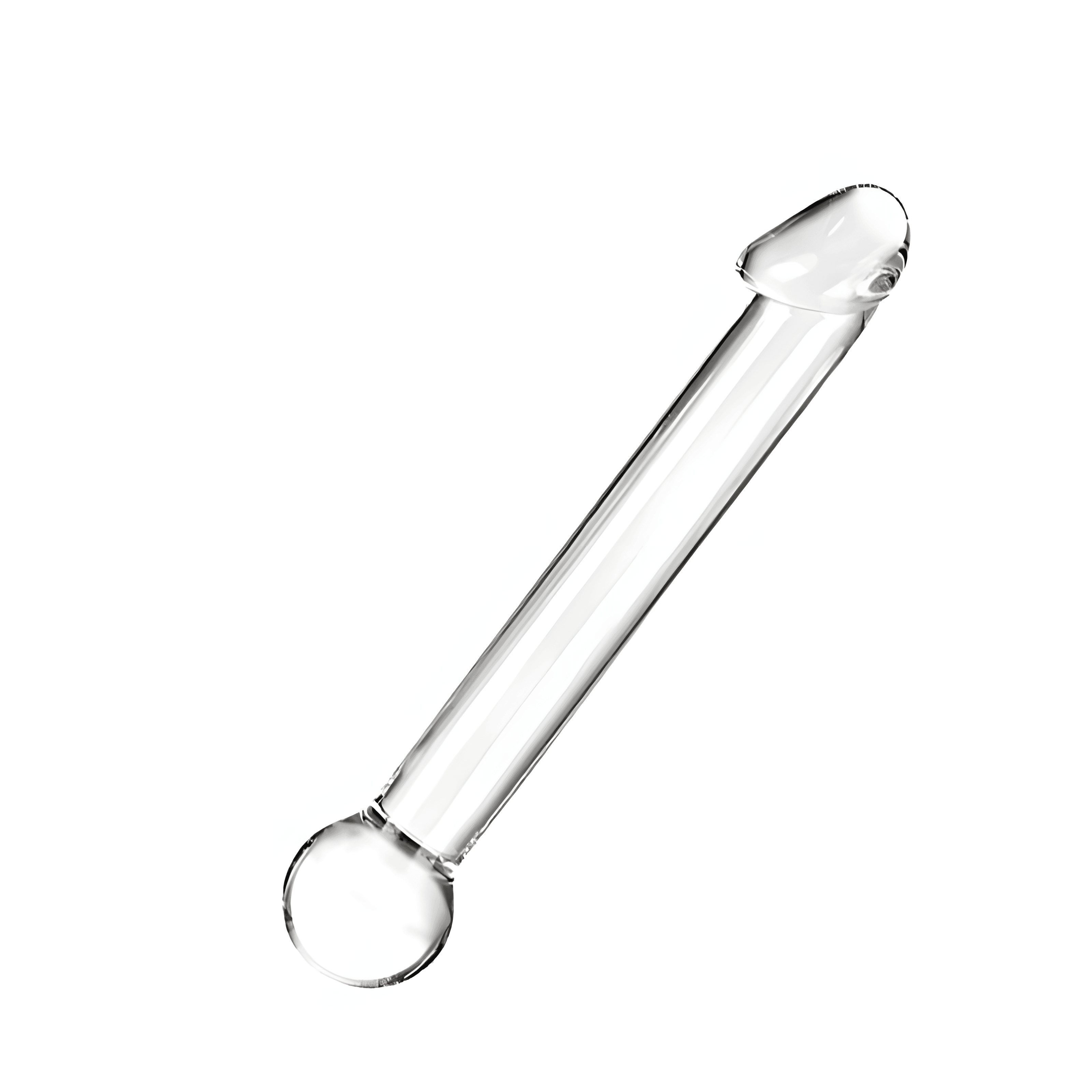 Glass G-Spot Dildo with Realistic Head - Xoxomoving