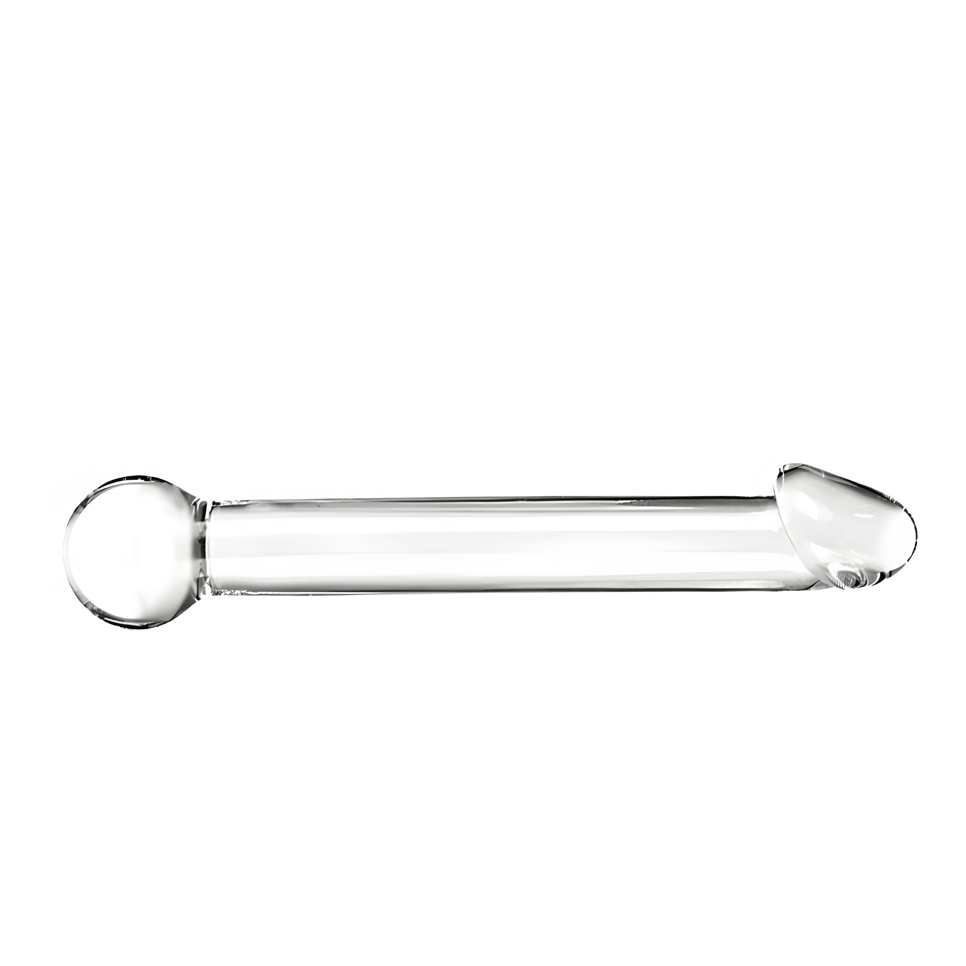 Glass G-Spot Dildo with Realistic Head - Xoxomoving