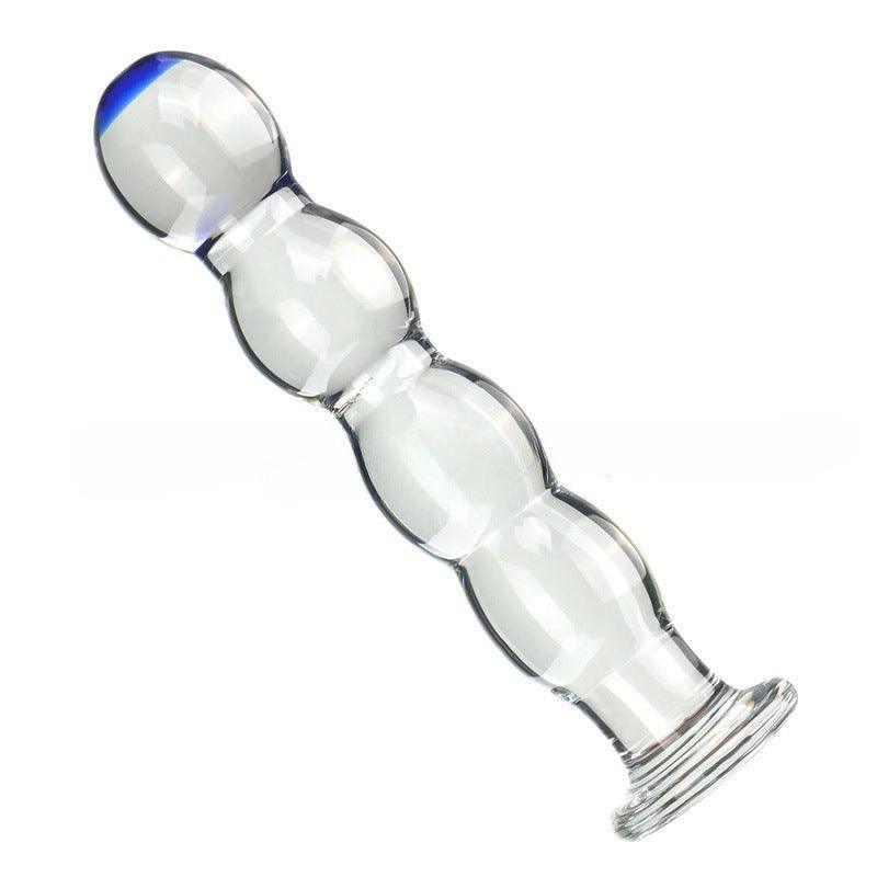 Glass Honey Stick Beaded Dildo - Xoxomoving