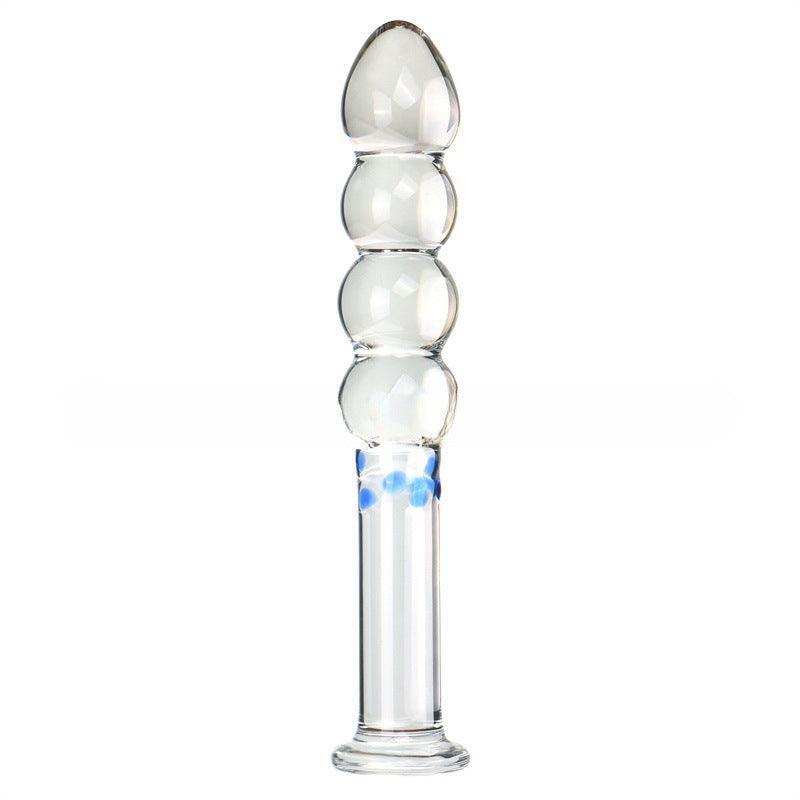 Glass Honey Stick Beaded Dildo - Xoxomoving