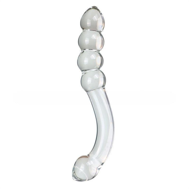 Glass Honey Stick Beaded Dildo - Xoxomoving