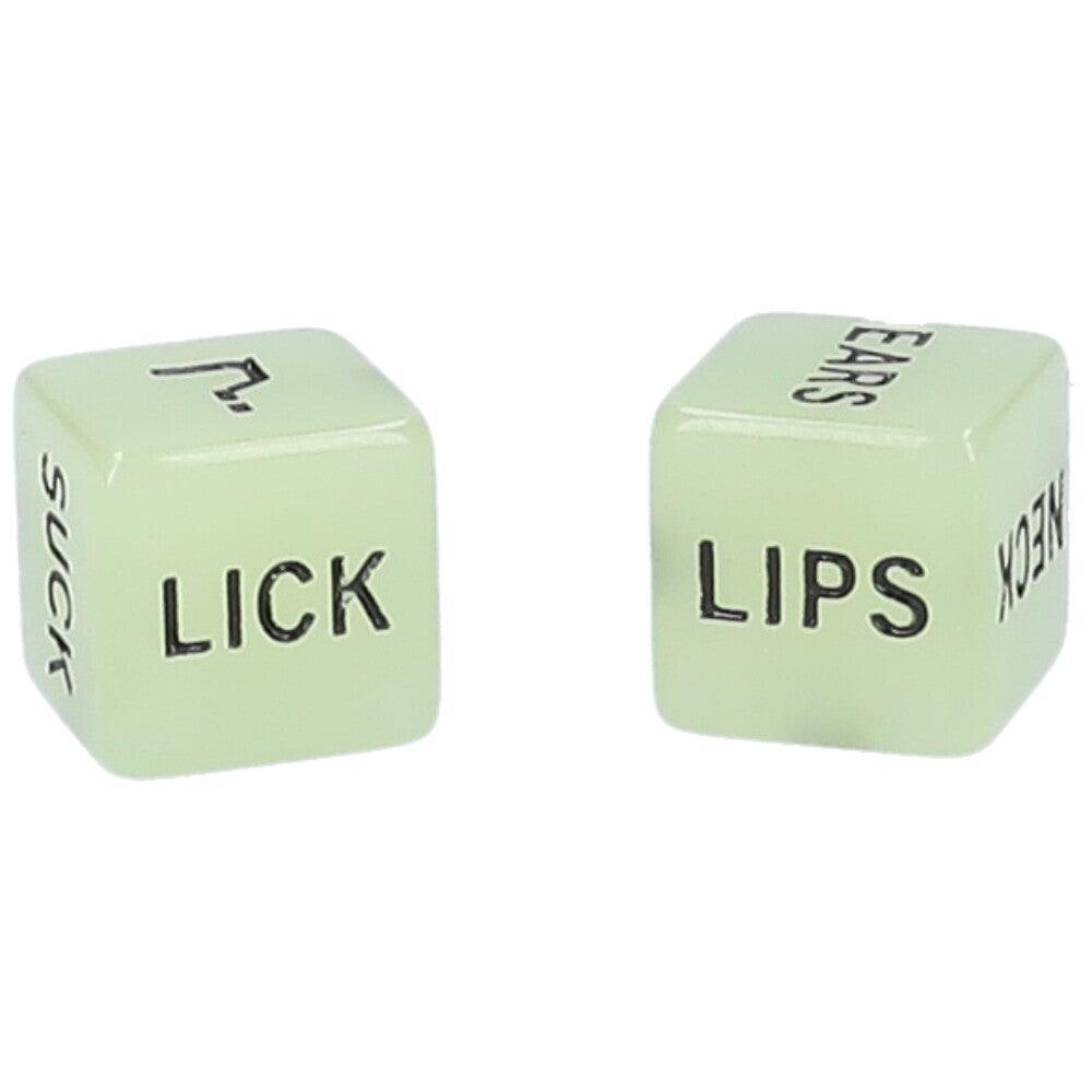 Glow-in-the-Dark Foreplay Dice - Xoxomoving