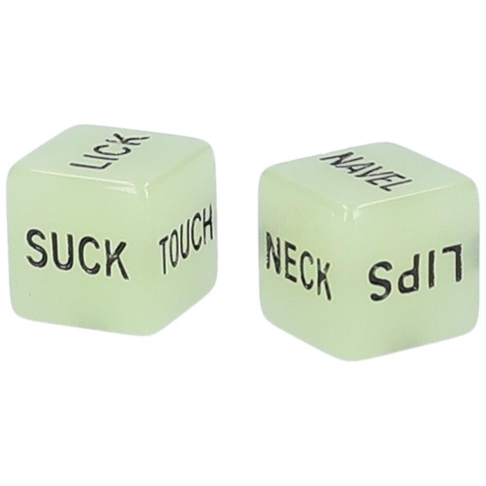 Glow-in-the-Dark Foreplay Dice - Xoxomoving