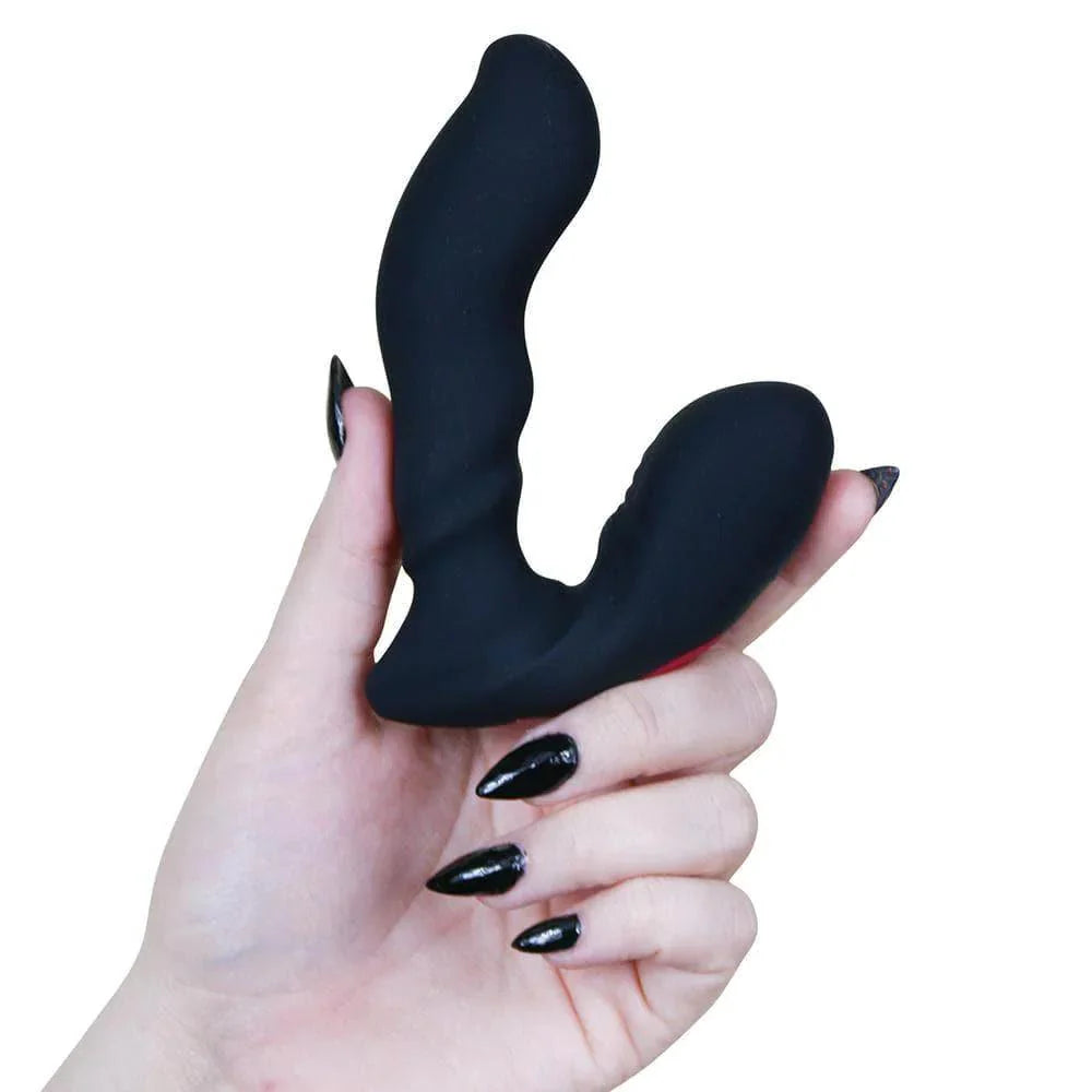 Graduated Silicone Vibrating Anal Toy with Remote Control - Magnetic Charging - Xoxomoving