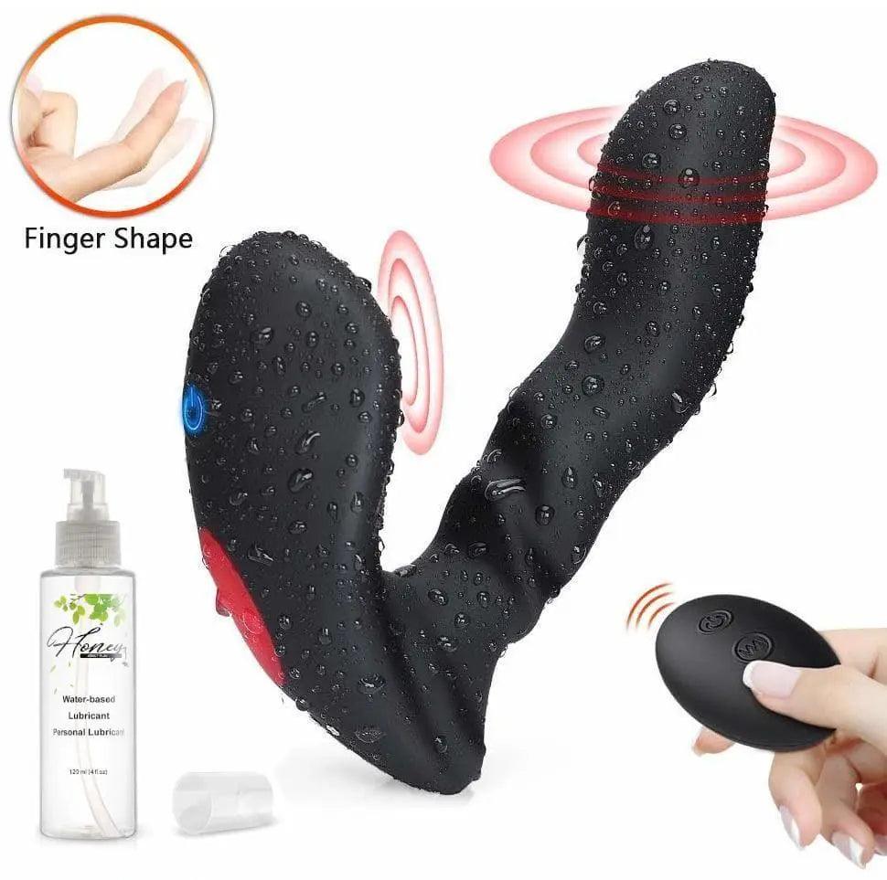 Graduated Silicone Vibrating Anal Toy with Remote Control - Magnetic Charging - Xoxomoving