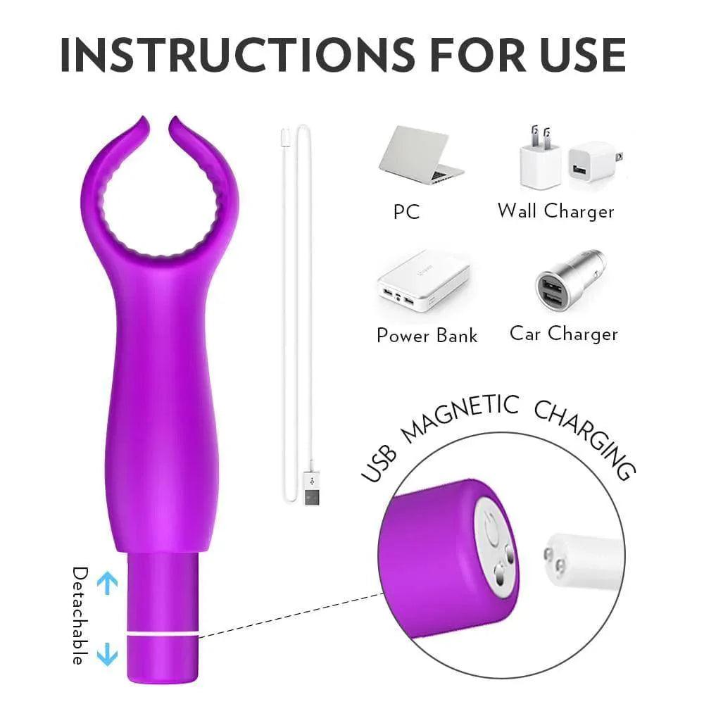 Grandeur Bullet Penis Vibrator | 9 Modes & Waterproof Versatility - Xoxomoving