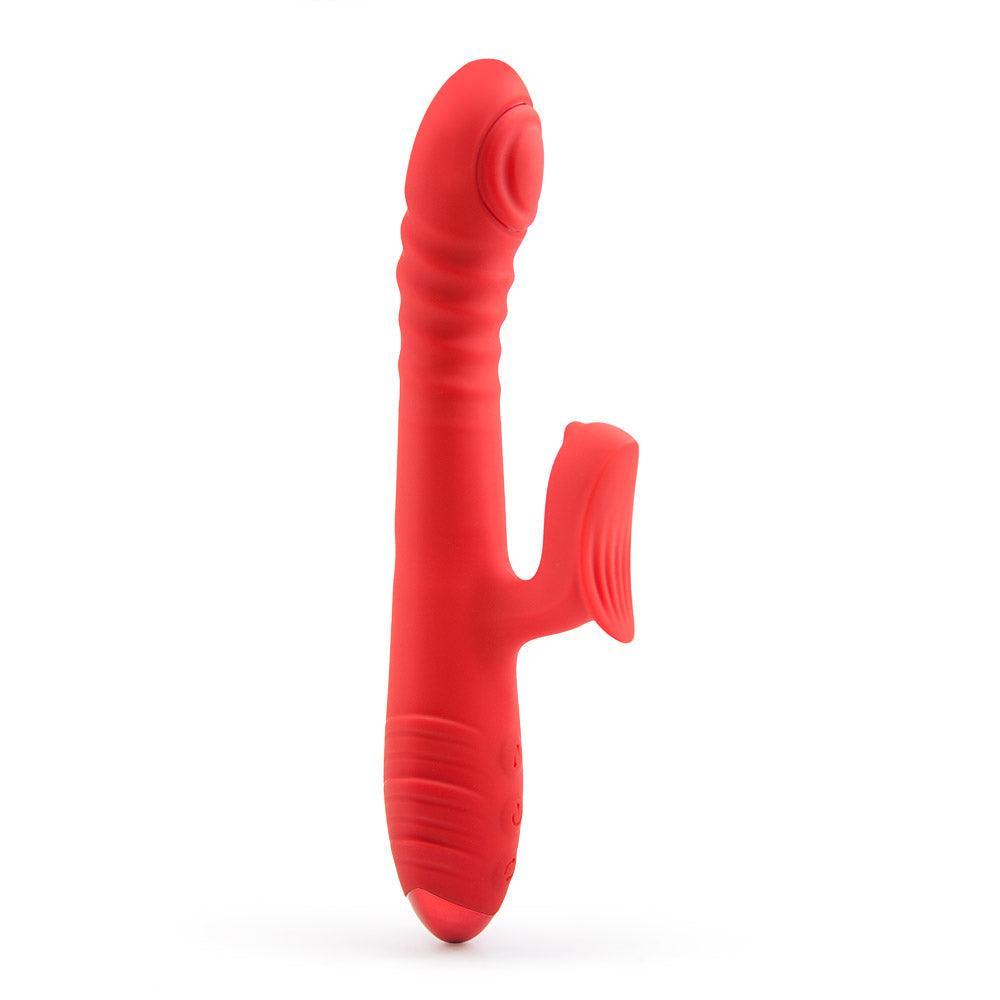 HALLOWEEN SALE-Rechargeable thrusting rabbit vibrator - Xoxomoving