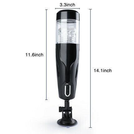 Hands-Free 10 Rotation 10 Telescopic Modes Automatic Male Masturbator - Xoxomoving