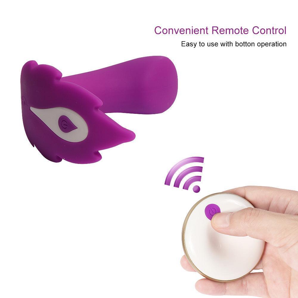 Health and Wellness - Partner Play Panty Leaf Hands-Free Vibrator - Xoxomoving