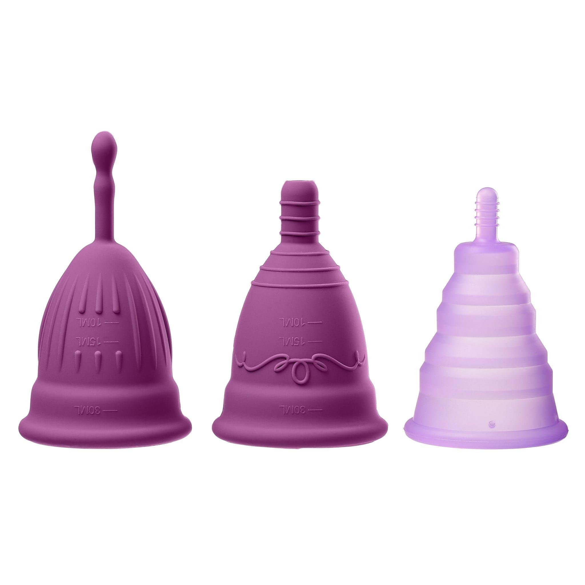 Health and Wellness Reusable Menstrual Cups - Set Of 3 - Xoxomoving