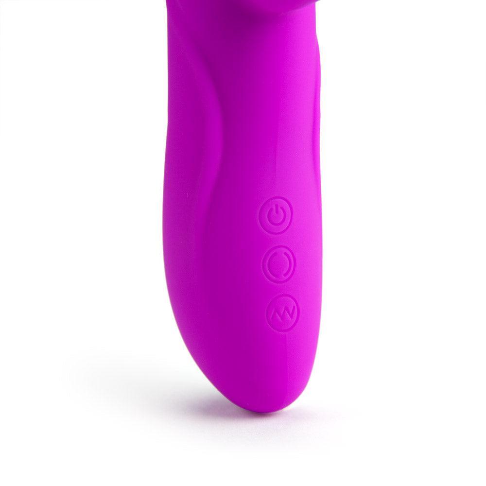 Heartbreaker Rechargeable thrusting rabbit vibrator - Xoxomoving