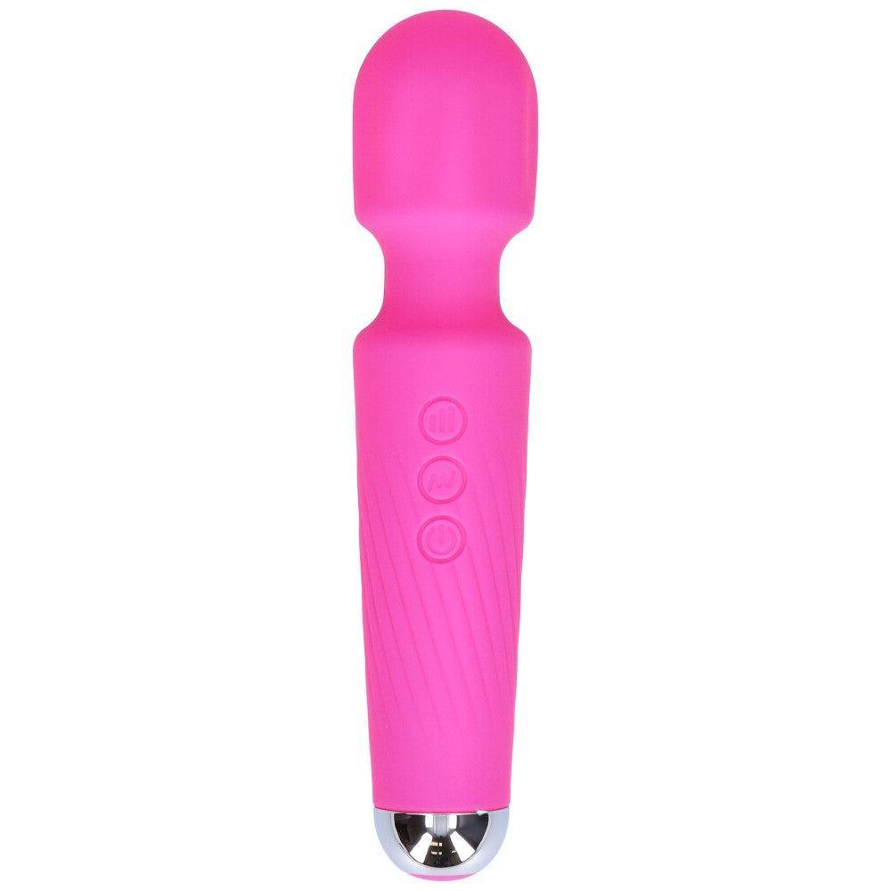 High-Power Silicone Wand Vibrator in Pink (Intense Vibrations!) - Xoxomoving