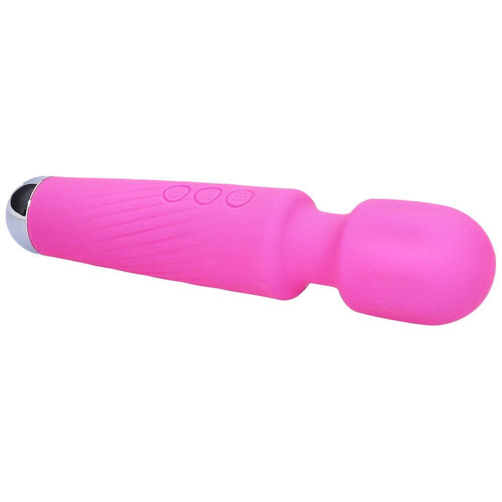 High-Power Silicone Wand Vibrator in Pink (Intense Vibrations!) - Xoxomoving