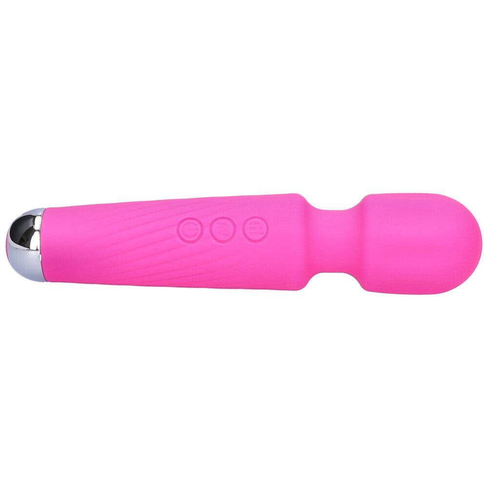 High-Power Silicone Wand Vibrator in Pink (Intense Vibrations!) - Xoxomoving