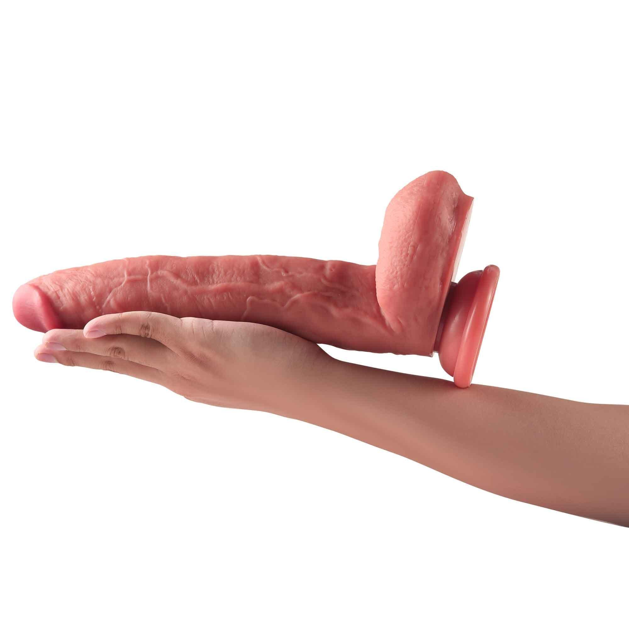 Higiwi - Realistic Dildo with Suction Cup 9.5 Inch - Xoxomoving