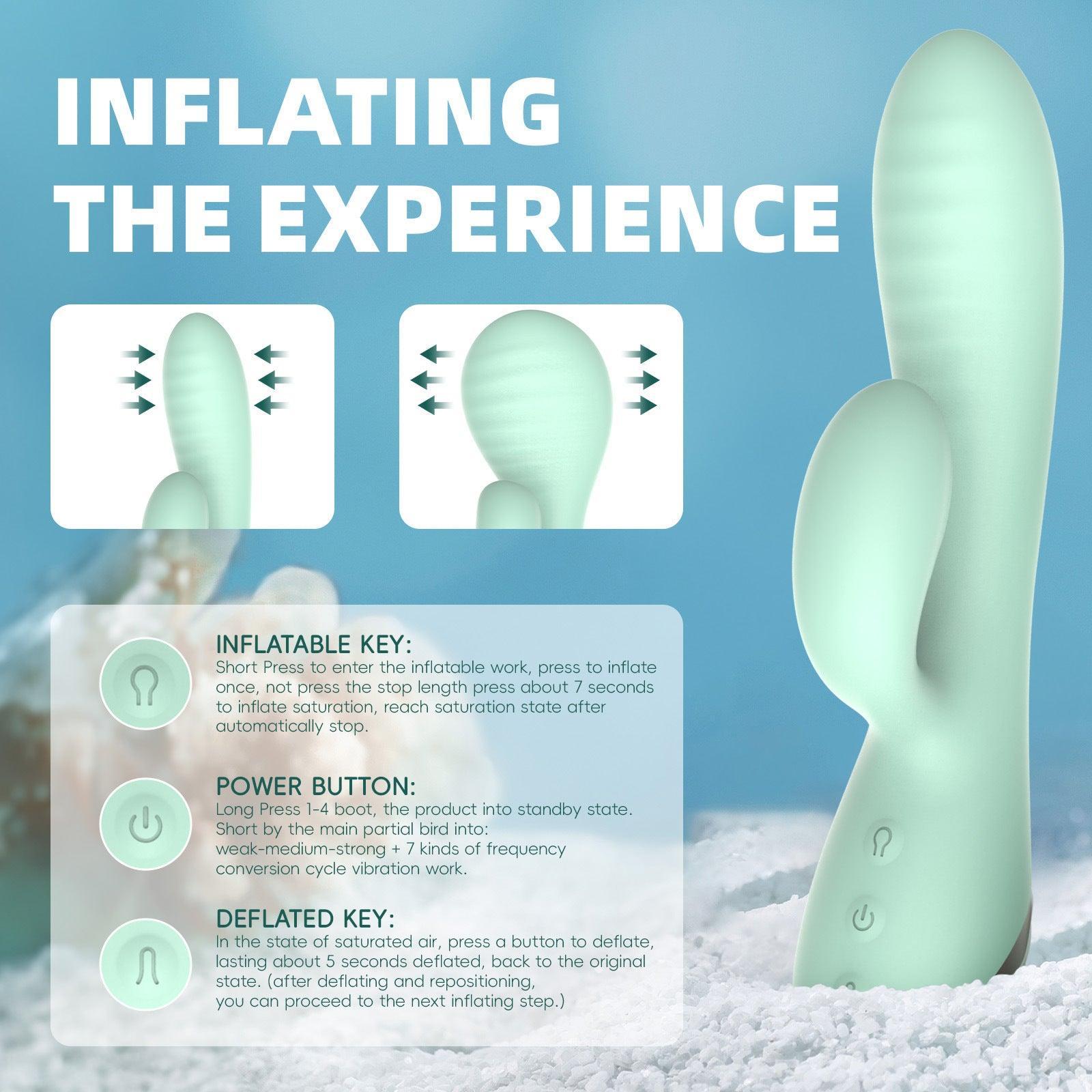 Hot Air Balloon Air Vibrator - Explore perfect expansion with our inflatable vibrator - Xoxomoving