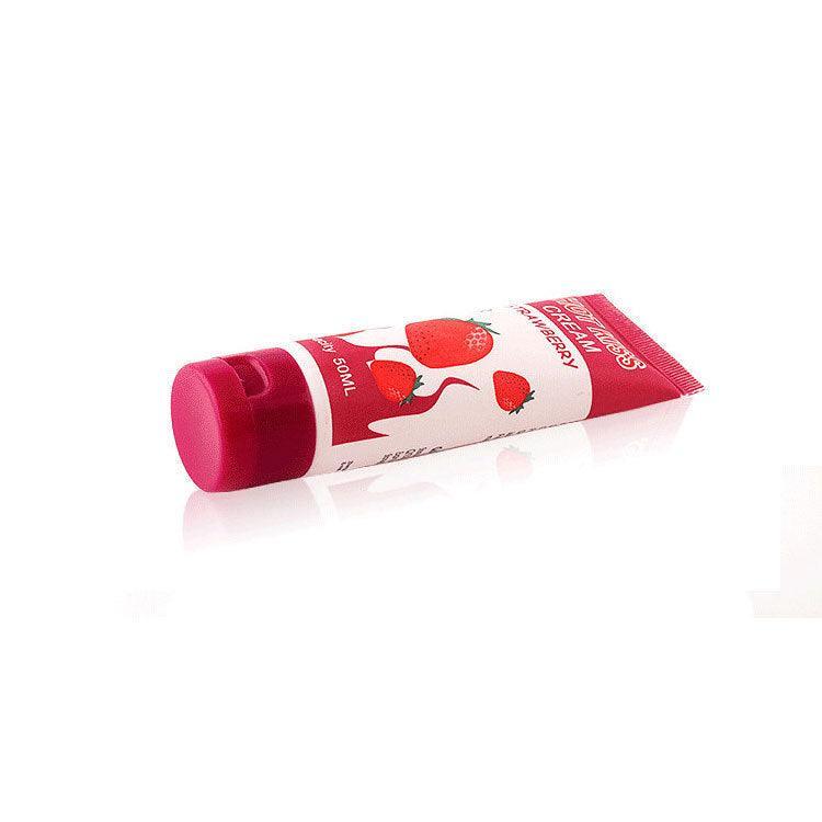 Hot Kiss Strawberry body lubricating cream 1.6oz/50ml - Xoxomoving