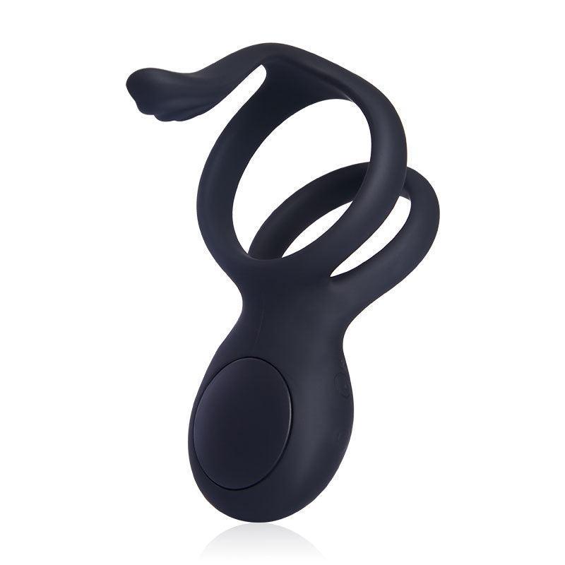 Hot Vibration Stimulating & Remote Control Double Cock Rings for Couple Play - Xoxomoving