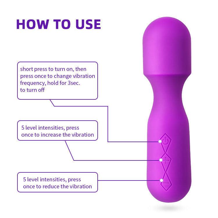 Hummingbird - Magic Wand Vibrator with 10 Modes - Xoxomoving