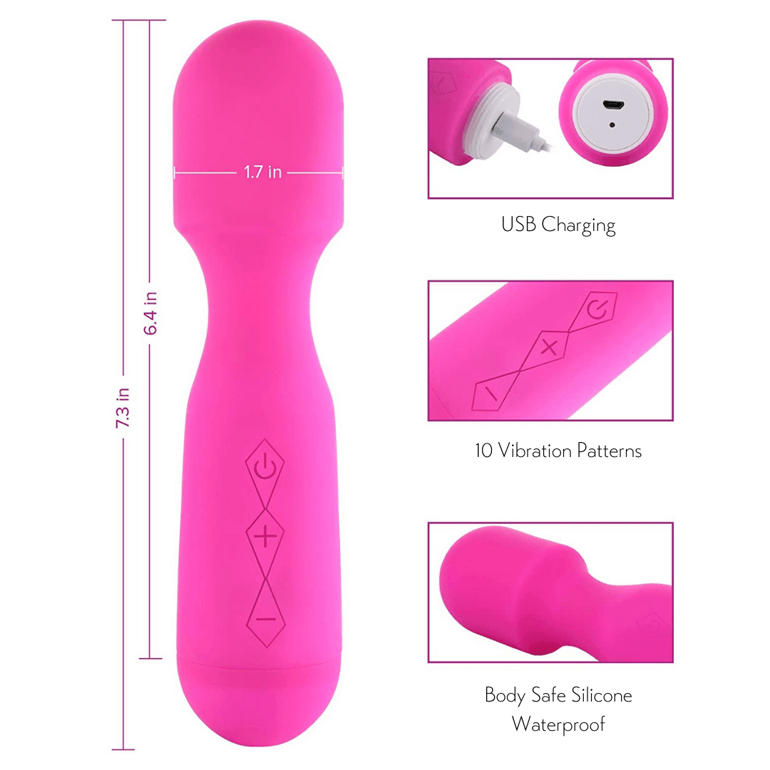 Hummingbird - Magic Wand Vibrator with 10 Modes - Xoxomoving