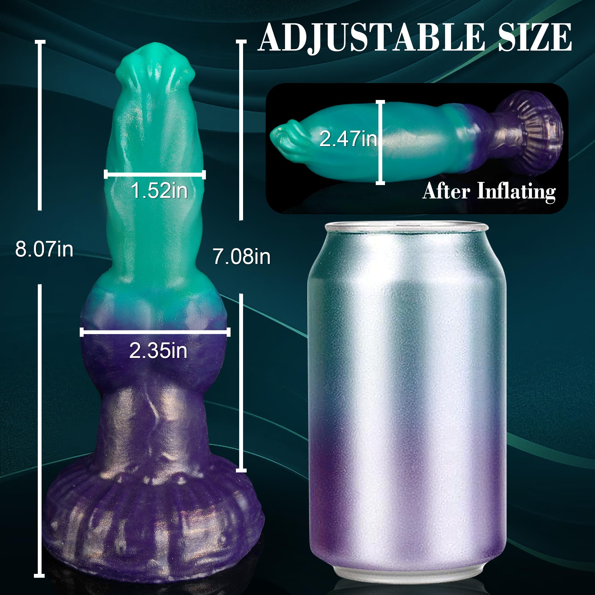 Fantasy Monster Dog Knot Inflatable Dildo Xoxomoving