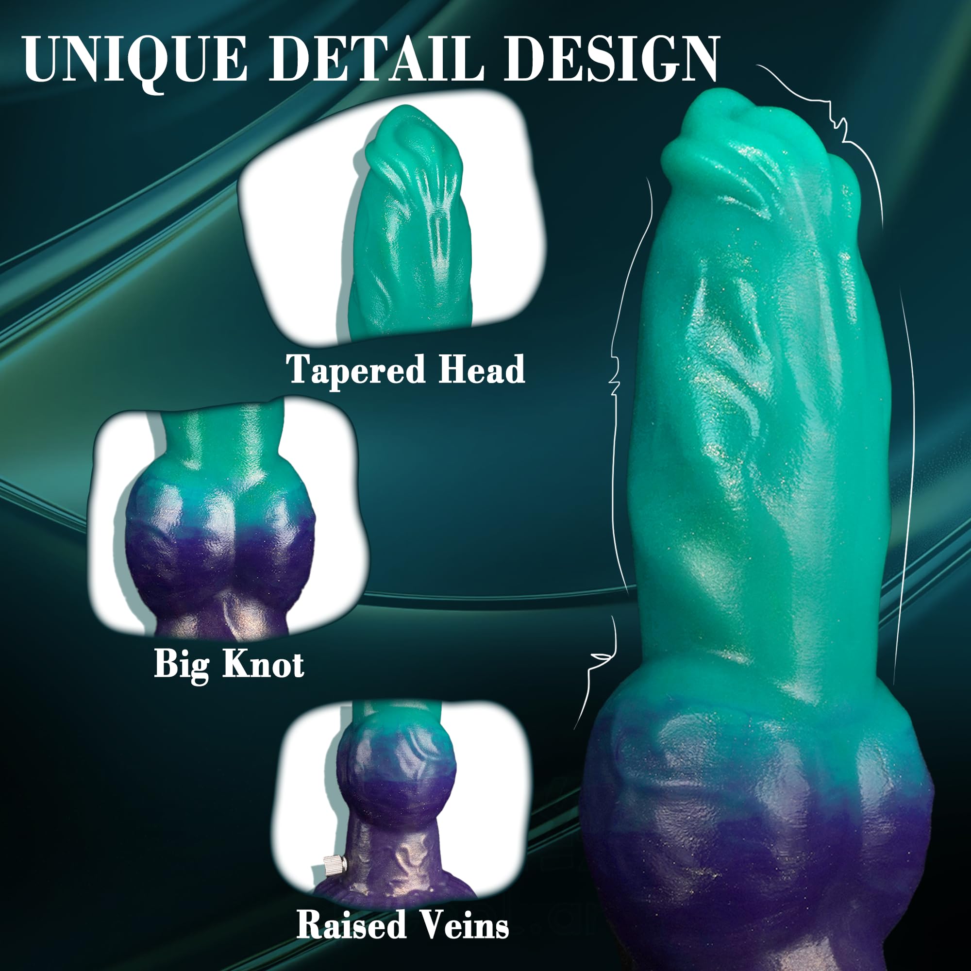Fantasy Monster Dog Knot Inflatable Dildo Xoxomoving