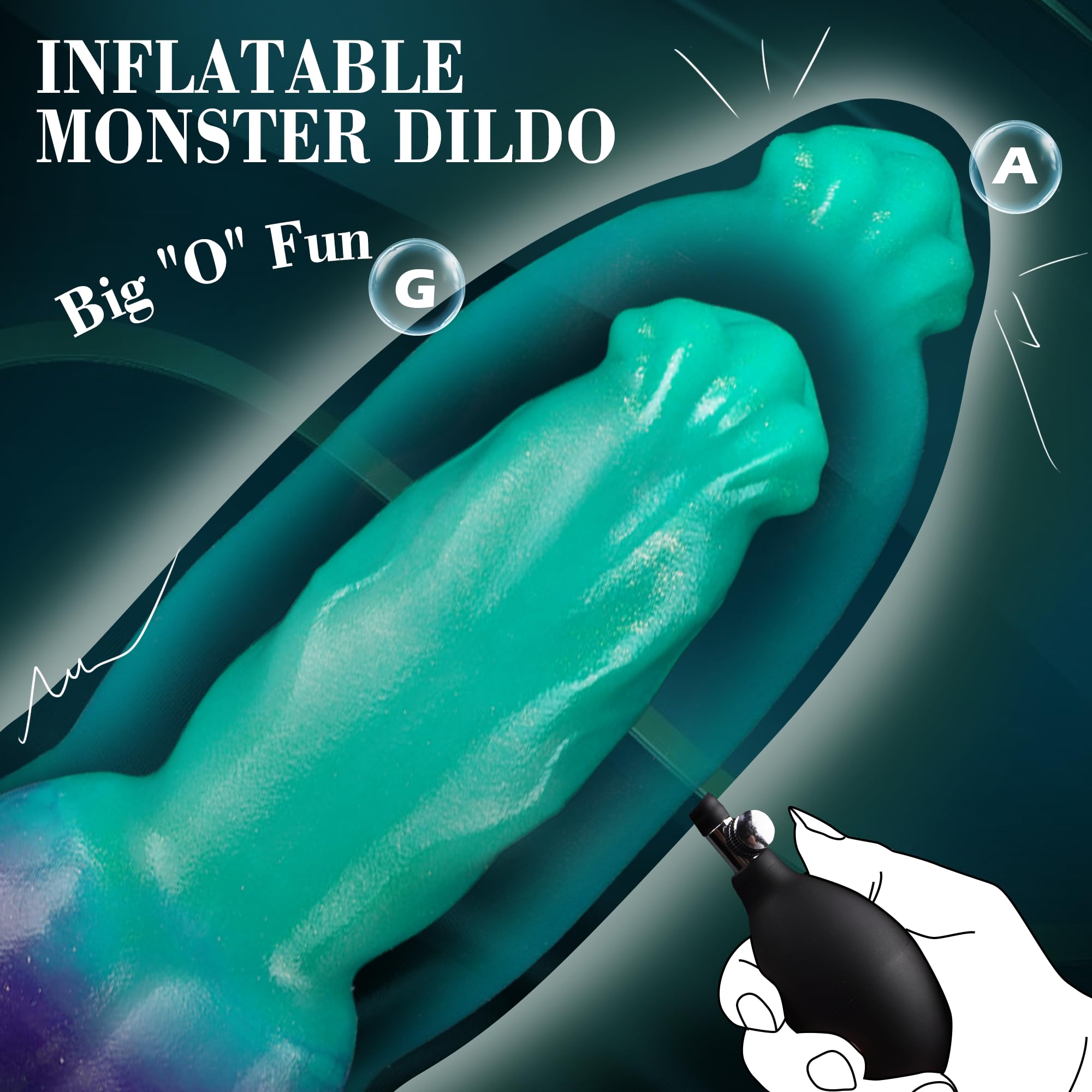 Fantasy Monster Dog Knot Inflatable Dildo Xoxomoving